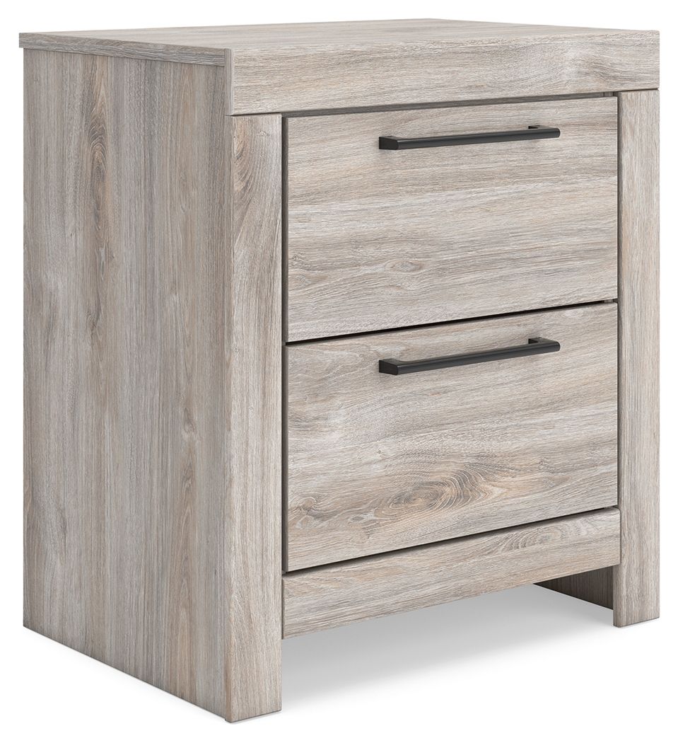 Broachmyn - Two Drawer Night Stand Accent Nightstands by Signature Design by Ashley® - Walls Furniture & Mattress
