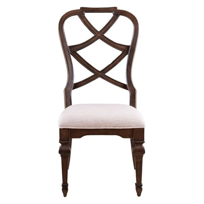 Provence Park - Wood Back Side Chair (RTA) - Brown Side Chairs by Liberty Furniture - Walls Furniture & Mattress