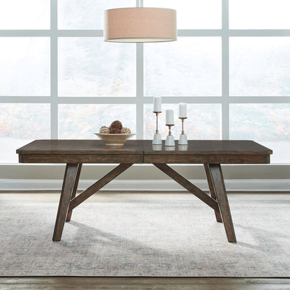 Carolina Park - Trestle Table - Brown Dining Tables by Liberty Furniture - Walls Furniture & Mattress