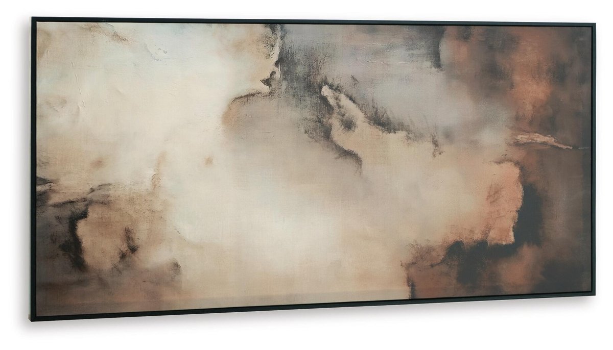 Lonnham - Wall Art - Brown / Black / Gray Canvas Art by Signature Design by Ashley® - Walls Furniture & Mattress