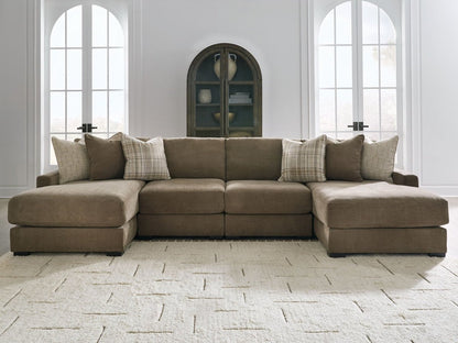 Camellia - Court - Sectional Stationary Sectionals by Benchcraft® - Walls Furniture & Mattress