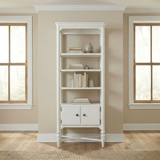 Turnberry Park - Etagere - Washed White Etageres by Liberty Furniture - Walls Furniture & Mattress