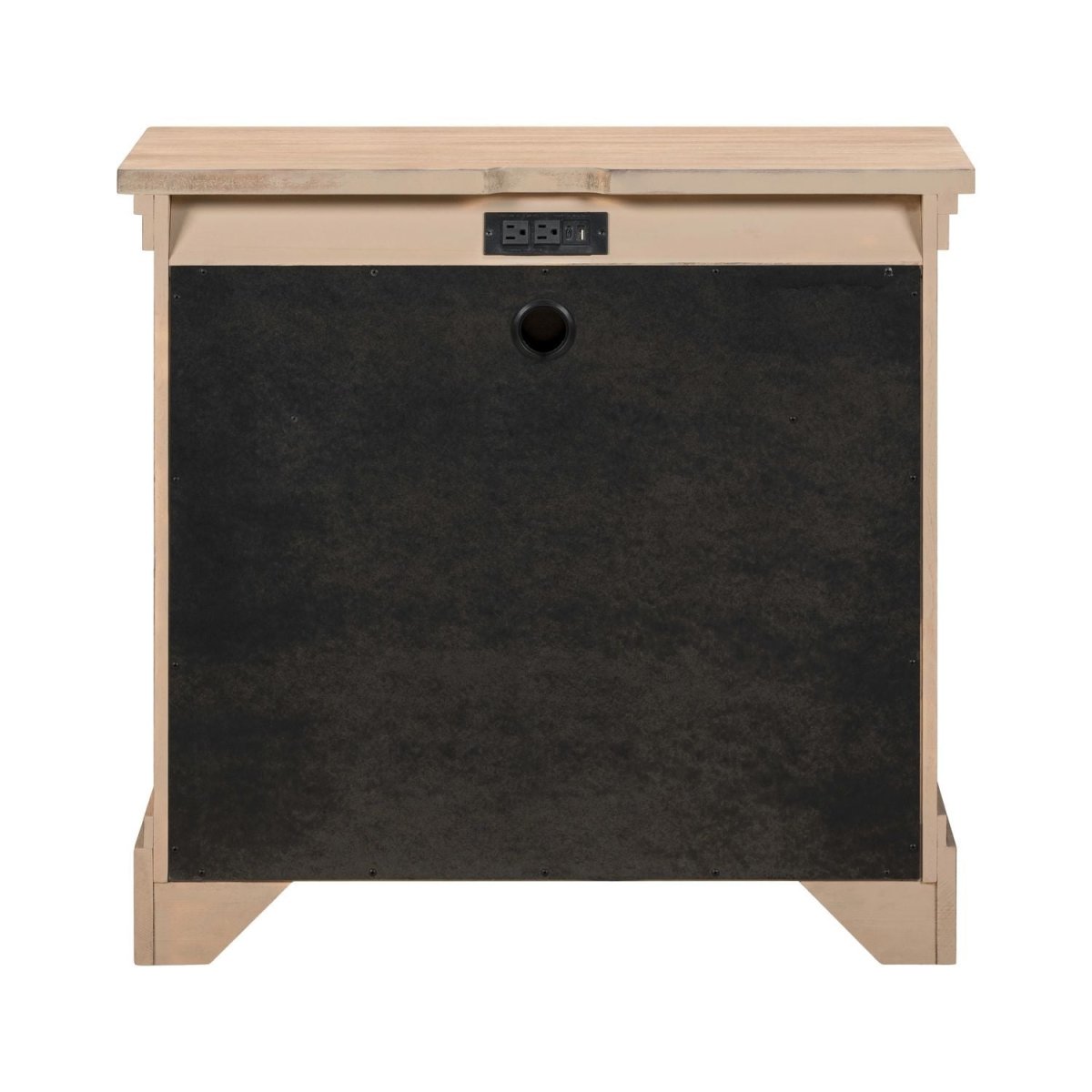 Haven Hills - Bedside Chest With Charging Station - Camel Beige Bedside Chests by Liberty Furniture - Walls Furniture & Mattress