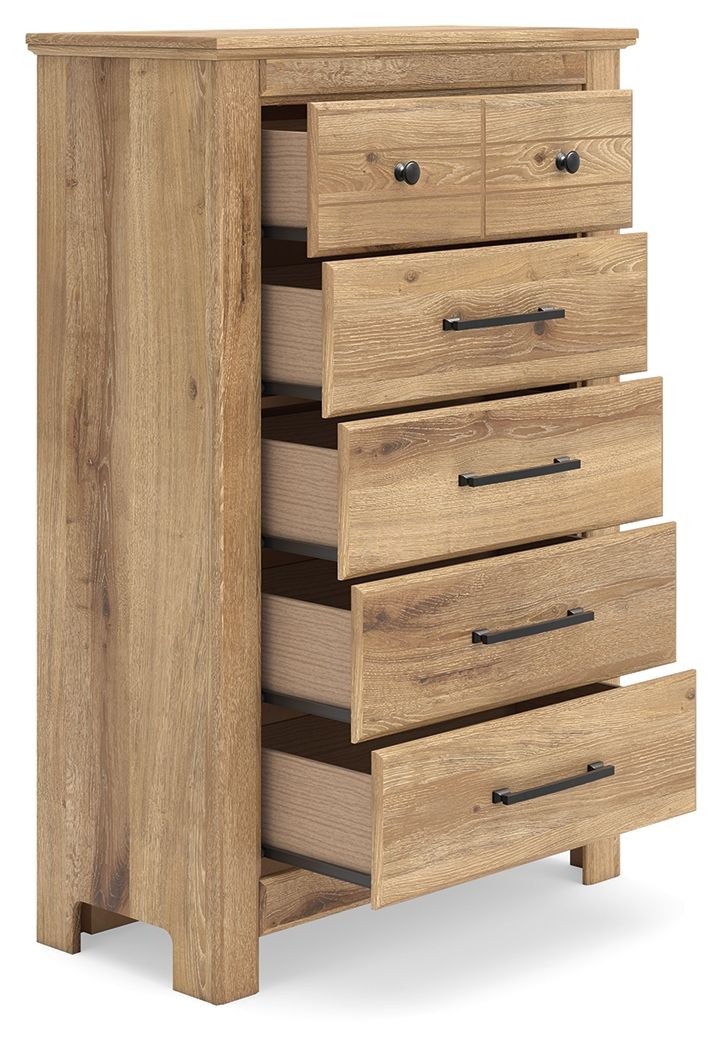 Makidern - Five Drawer Chest Accent Chests by Signature Design by Ashley® - Walls Furniture & Mattress