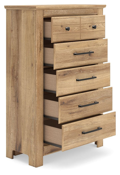 Makidern - Five Drawer Chest Accent Chests by Signature Design by Ashley® - Walls Furniture & Mattress