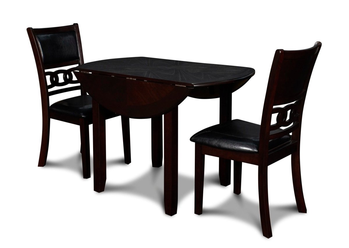 Gia - Table Set With 2 Chairs 3 Piece Dining Room Sets by New Classic - Walls Furniture & Mattress