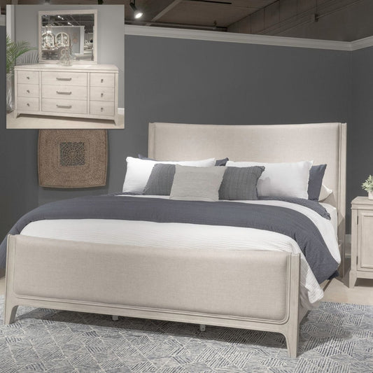 New Haven - Upholstered Bedroom Set 3 Piece Bedroom Sets by Liberty Furniture - Walls Furniture & Mattress