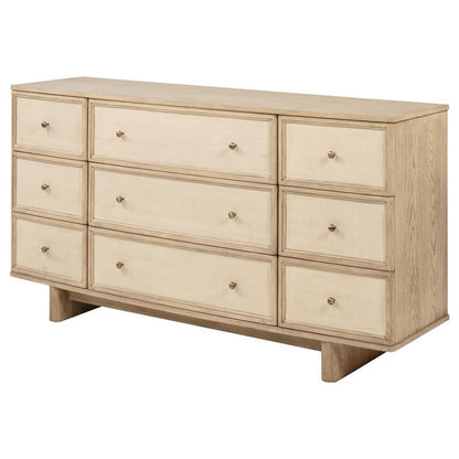 Kailani - 9 - Drawer Dresser Dressers by Coaster Fine Furniture - Walls Furniture & Mattress