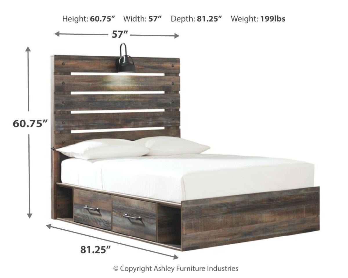 Drystan - Panel Bed Storage Beds by Signature Design by Ashley® - Walls Furniture & Mattress
