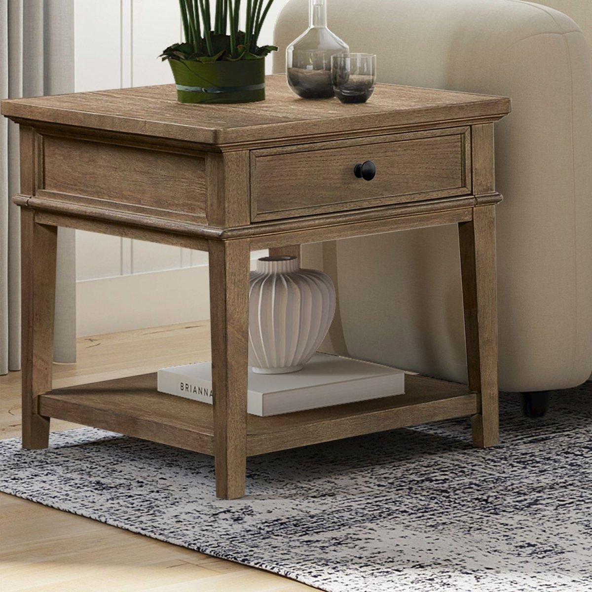 Artisan Home - End Table - Brown End Tables by Liberty Furniture - Walls Furniture & Mattress