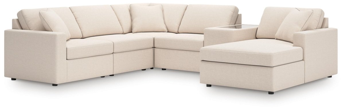 Modmax - Sectional - Oyster Stationary Sectionals by Signature Design by Ashley® - Walls Furniture & Mattress