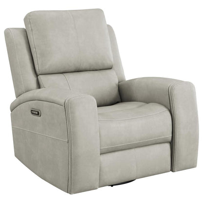 Brickston - Triple Power Swivel Glider Recliner Swivel Glider Chairs by Coaster Fine Furniture - Walls Furniture & Mattress