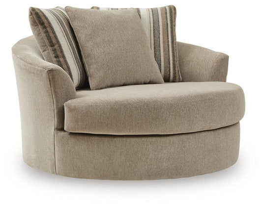 Linenhause - Oversized Swivel Accent Chair - Dune Swivel Chairs by Benchcraft® - Walls Furniture & Mattress