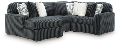 Midnight - Madness - Sectional Stationary Sectionals by Signature Design by Ashley® - Walls Furniture & Mattress