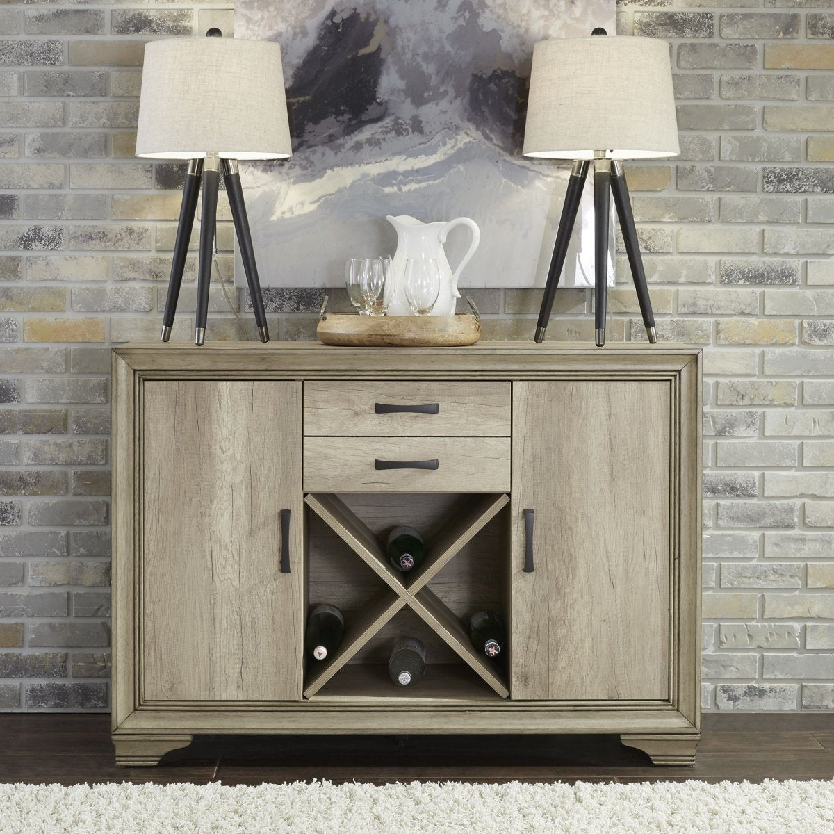 Sun Valley - Server - Light Brown Servers by Liberty Furniture - Walls Furniture & Mattress