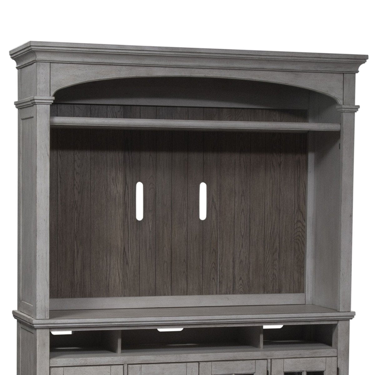 Heartland - Entertainment Hutch - White Hutches by Liberty Furniture - Walls Furniture & Mattress