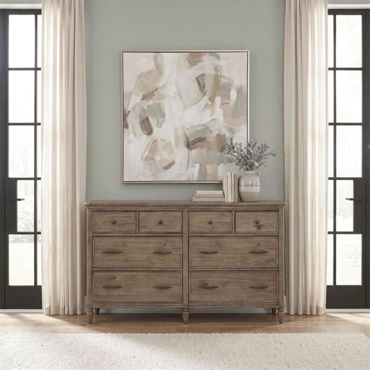 Hickory Grove - Dresser Dresser & Mirror by Liberty Furniture - Walls Furniture & Mattress