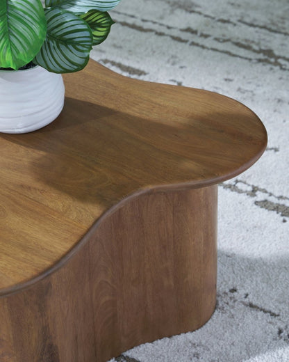 Abeford - Brown - Accent Cocktail Table (Set of 2) Table Sets by Signature Design by Ashley® - Walls Furniture & Mattress