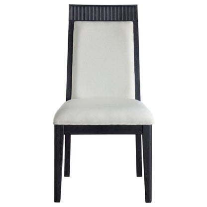 Brookmead - Dining Side Chair (Set of 2) - Ivory / Black
