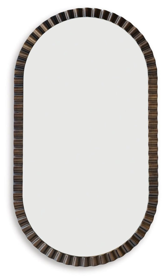Clorington - Accent Mirror - Dark Brown Accent Mirrors by Signature Design by Ashley® - Walls Furniture & Mattress