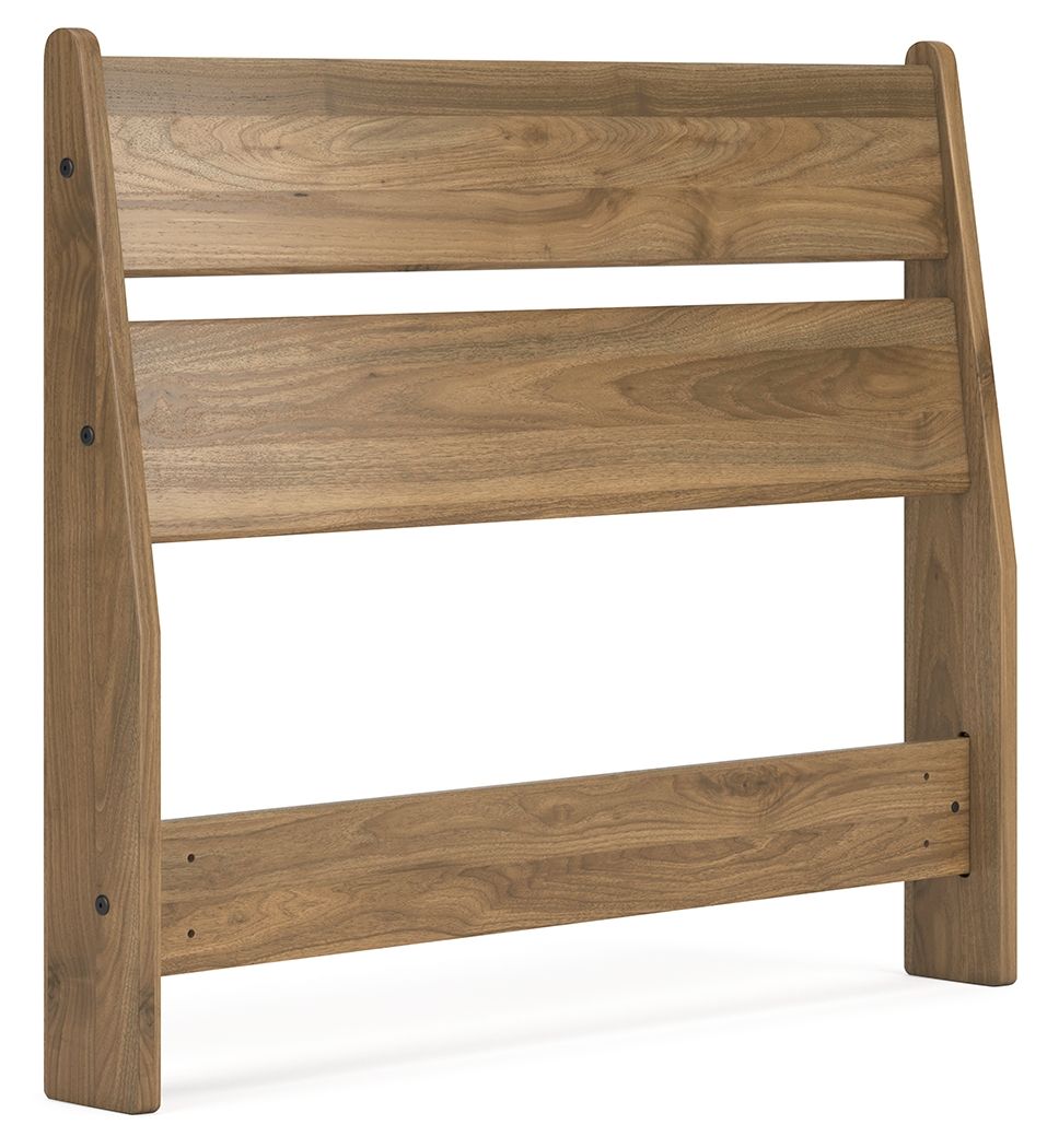 Deanlow - Twin Panel Headboard - Honey Panel Headboards by Signature Design by Ashley® - Walls Furniture & Mattress