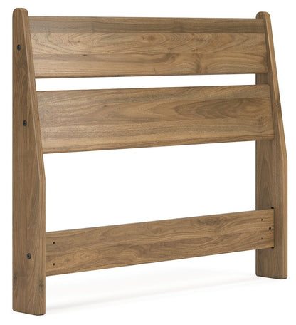 Deanlow - Twin Panel Headboard - Honey Panel Headboards by Signature Design by Ashley® - Walls Furniture & Mattress