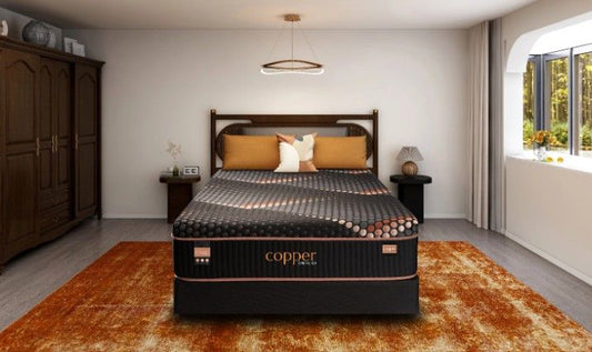 Copper Hybrid Plush Smooth Top Full Mattress Hybrid Mattresses by Spring Air - Walls Furniture & Mattress
