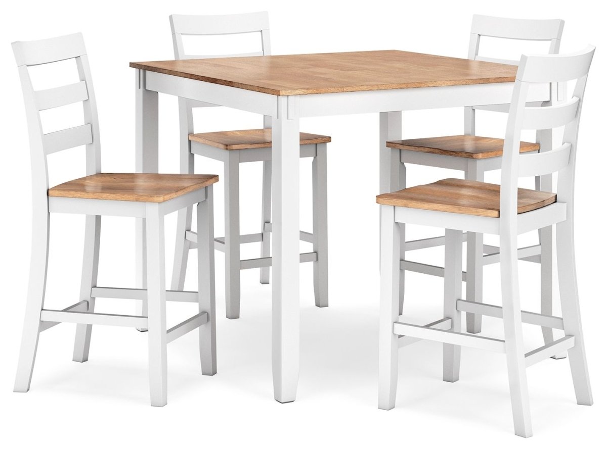 Gesthaven - Dining Room Counter Table Set 5 Piece Dining Room Sets by Signature Design by Ashley® - Walls Furniture & Mattress