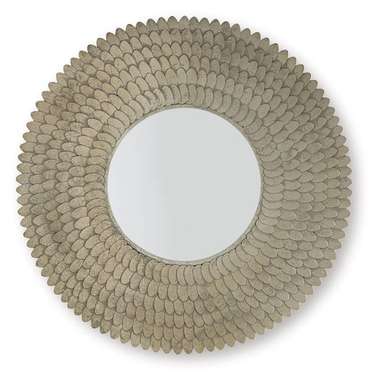 Wrightmund - Champagne Finish - Accent Mirror Accent Mirrors by Signature Design by Ashley® - Walls Furniture & Mattress