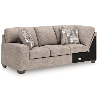 Seyler Lane - Sectional Stationary Sectionals by Benchcraft® - Walls Furniture & Mattress