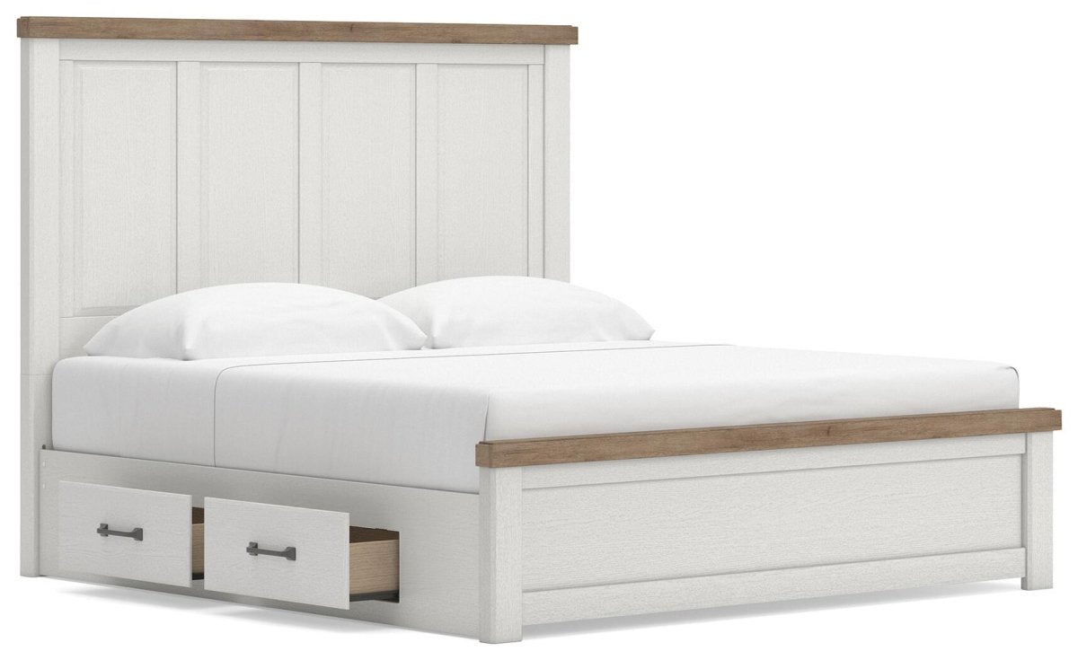 Savonport - Panel Storage Bed Storage Beds by Signature Design by Ashley® - Walls Furniture & Mattress