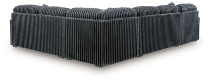 Midnight - Madness - Sectional Stationary Sectionals by Signature Design by Ashley® - Walls Furniture & Mattress