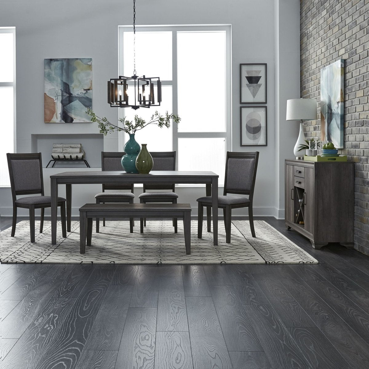 Tanners Creek - Rectangular Table Set 5 Piece Dining Room Sets by Liberty Furniture - Walls Furniture & Mattress