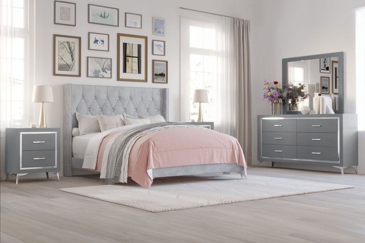 Huxley - Bedroom Set 4 Piece Bedroom Sets by New Classic - Walls Furniture & Mattress