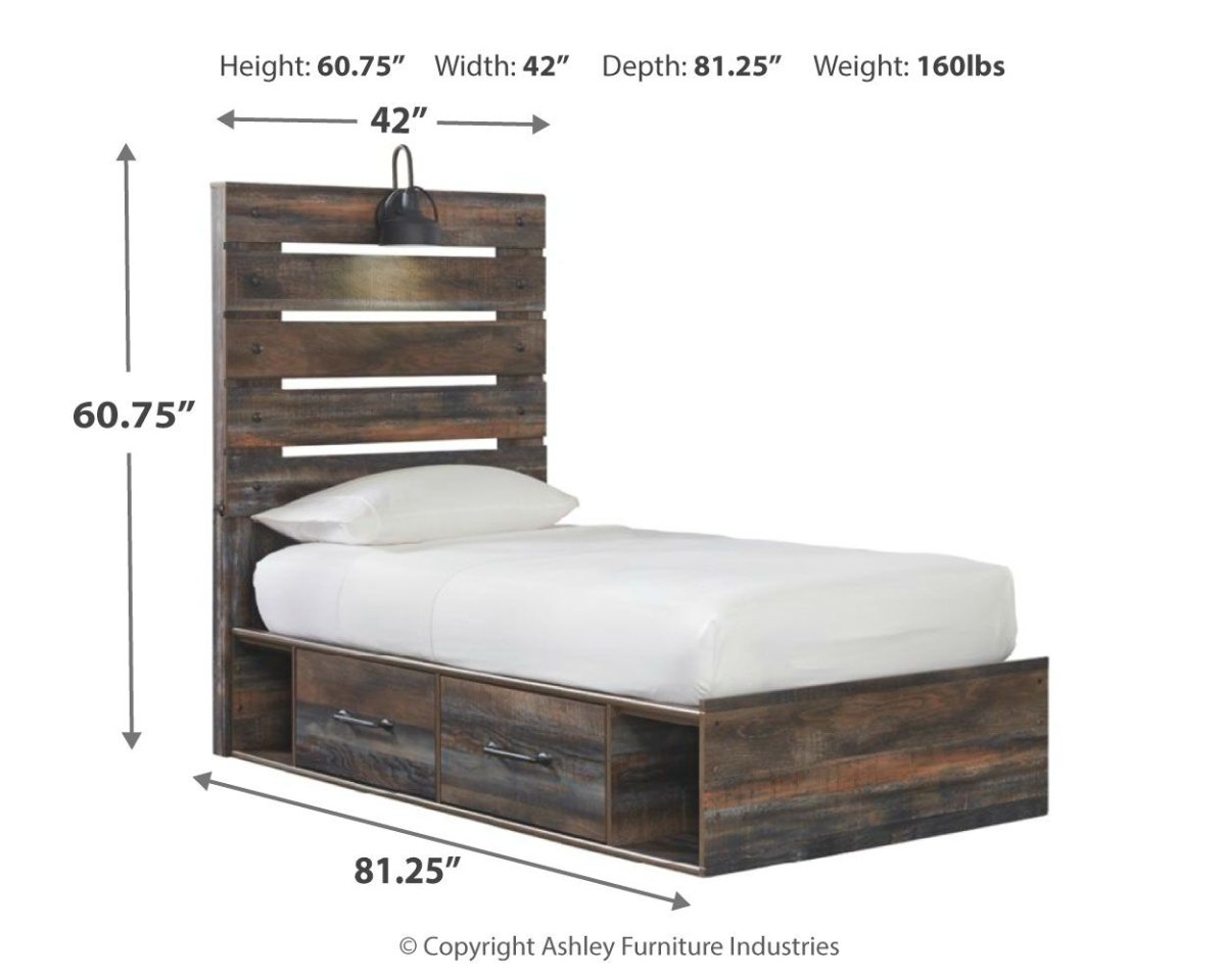 Drystan - Panel Bed Storage Beds by Signature Design by Ashley® - Walls Furniture & Mattress