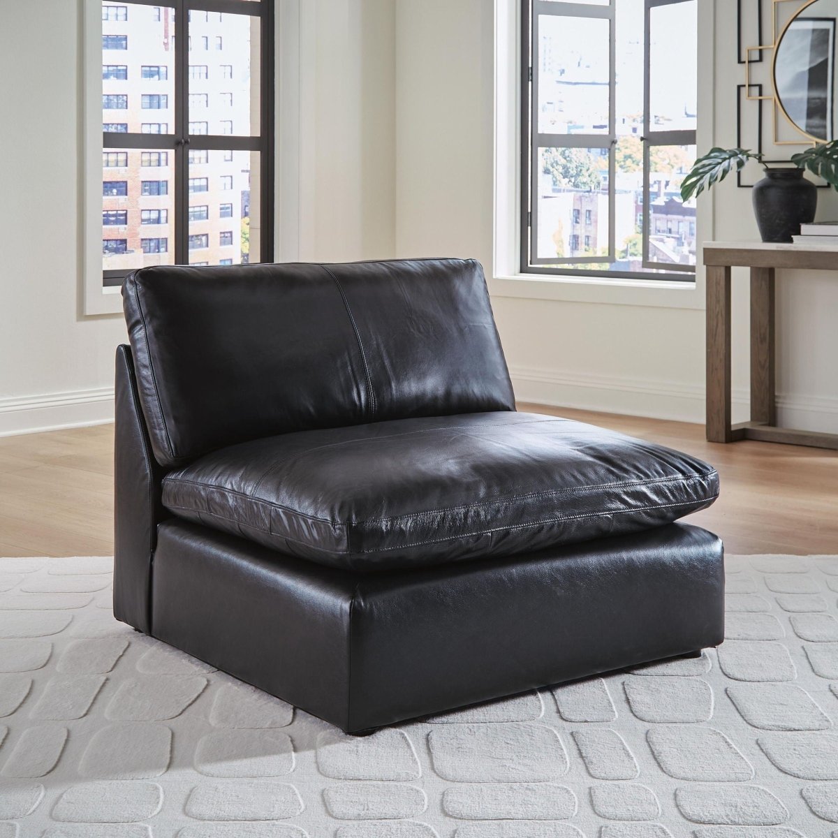 Emilia - Sectional Stationary Sectionals by Signature Design by Ashley® - Walls Furniture & Mattress