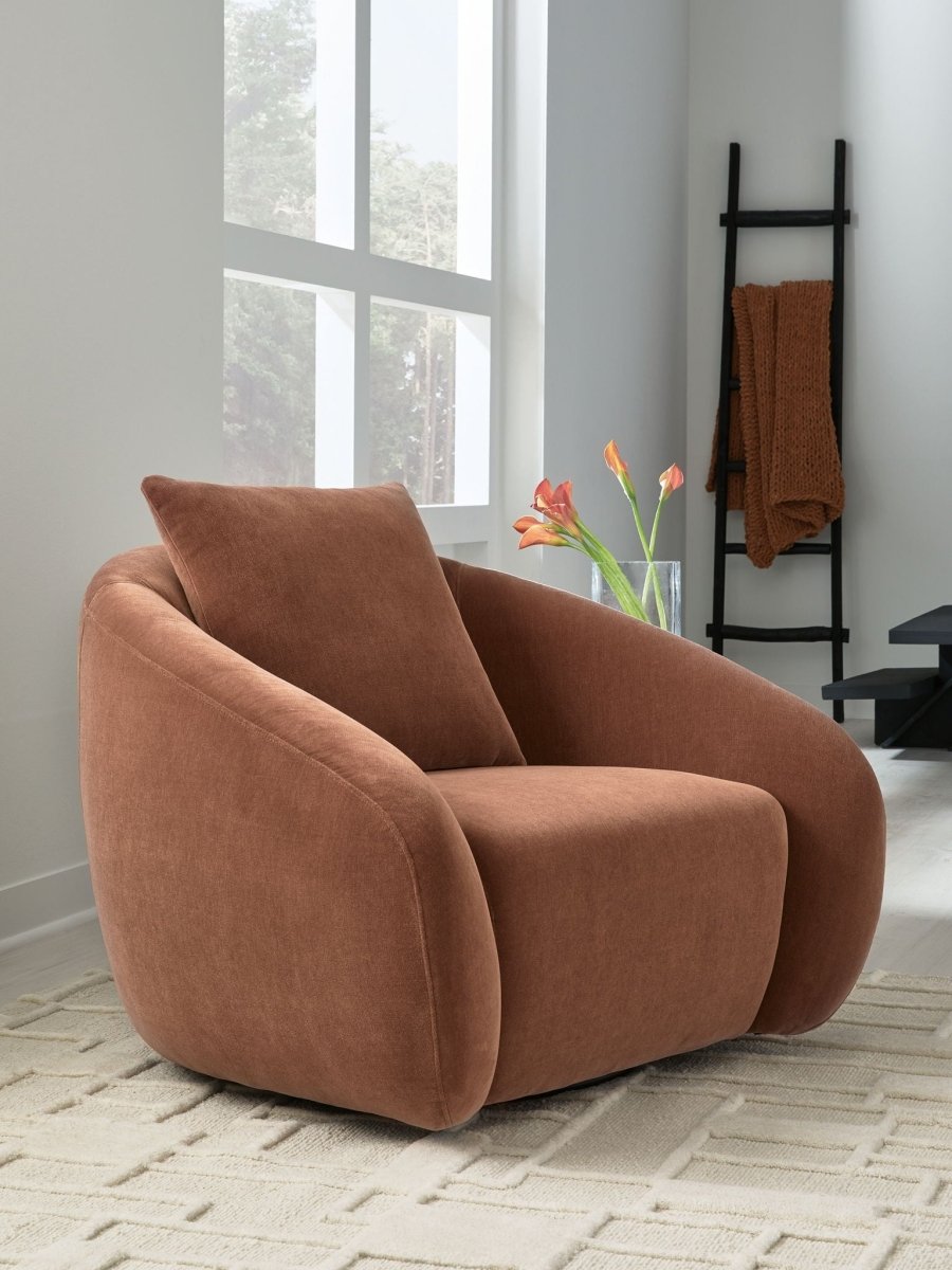 Yahya - Swivel Accent Chair Swivel Chairs by Signature Design by Ashley® - Walls Furniture & Mattress
