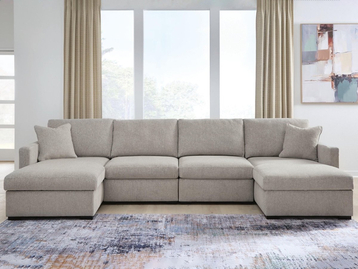ModMax Luxe - Sectional Stationary Sectionals by Benchcraft® - Walls Furniture & Mattress