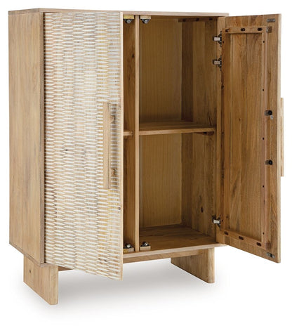 Dallinbury - Natural / White Wash - Accent Cabinet Accent Cabinets by Signature Design by Ashley® - Walls Furniture & Mattress