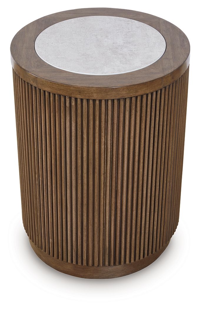 Hadonna - Round Table End Tables by Signature Design by Ashley® - Walls Furniture & Mattress