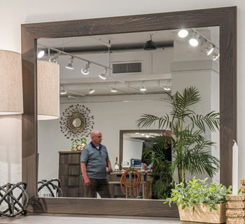 Vonitta Bay - Bedroom Mirror - Dark Brown Mirrors by Signature Design by Ashley® - Walls Furniture & Mattress