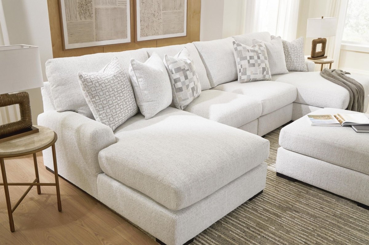 Misty - Lakes - Sectional Stationary Sectionals by Signature Design by Ashley® - Walls Furniture & Mattress