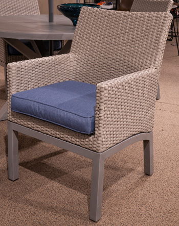 Half Moon Beach - Blue / Gray - Arm Chair With Cushion (Set of 2) Chair Sets by Signature Design by Ashley® - Walls Furniture & Mattress