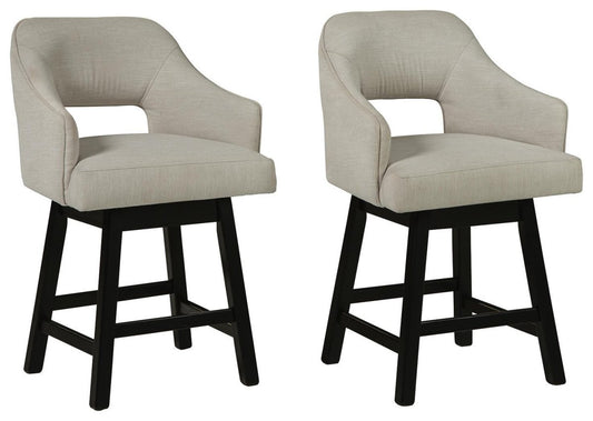 Tallenger - Upholstered Swivel Barstool (Set of 2) Stool Sets by Signature Design by Ashley® - Walls Furniture & Mattress