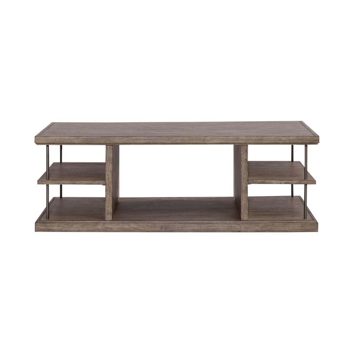 City Scape - Cocktail Table - Burnished Beige Cocktail Tables by Liberty Furniture - Walls Furniture & Mattress