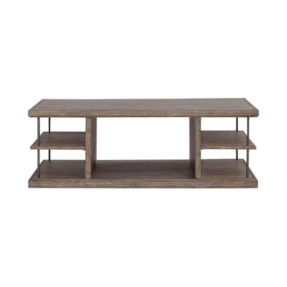 City Scape - Cocktail Table - Burnished Beige Cocktail Tables by Liberty Furniture - Walls Furniture & Mattress