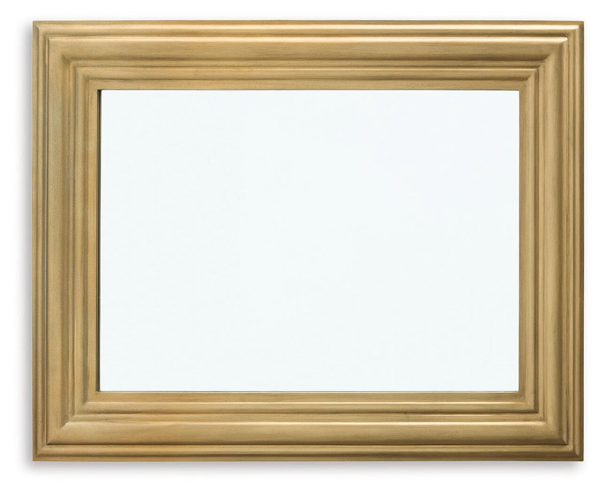 Keneriah - Accent Mirror - Gold Finish Accent Mirrors by Signature Design by Ashley® - Walls Furniture & Mattress