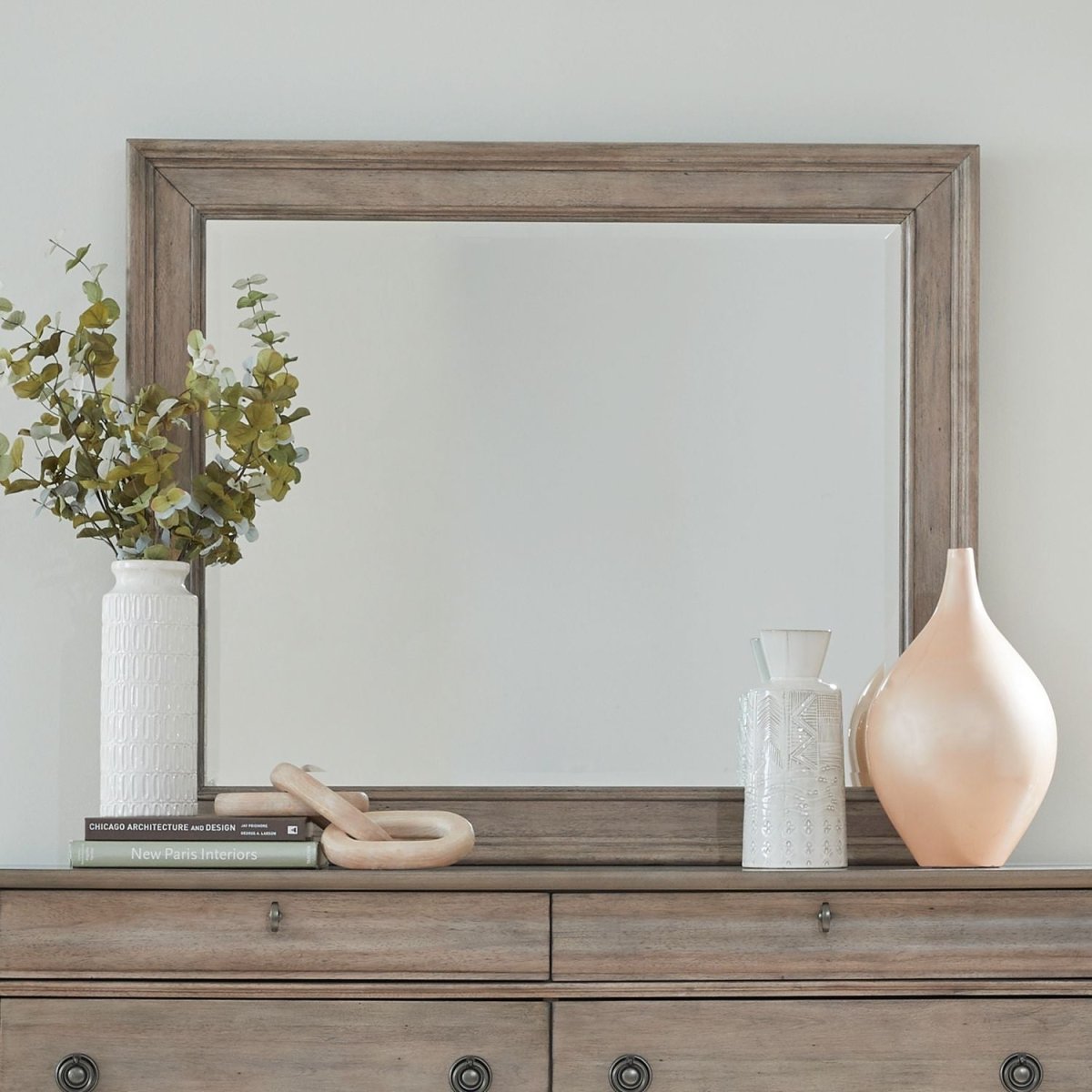 Rustic Traditions - Landscape Mirror Landscape Mirrors by Liberty Furniture - Walls Furniture & Mattress