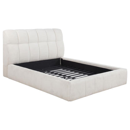 Nollet - Upholstered Platform Bed Upholstered Beds by Coaster Fine Furniture - Walls Furniture & Mattress