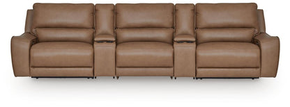 DeepWakes - Power Reclining Sectional Reclining Sectionals by Signature Design by Ashley® - Walls Furniture & Mattress